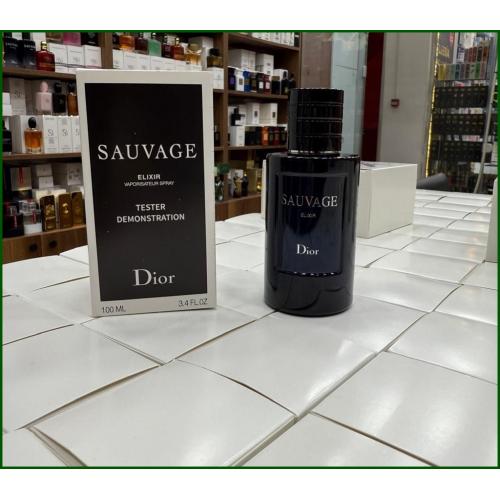 Christian Dior Sauvage ELİXİR 100 ML Büyük boy edp Erkek TESTER Parfüm Christian Dior Sauvage ELİXİR 100 ML Büyük boy edp Erkek TESTER Parfüm