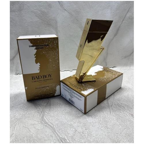 Carolina Herrera Bad Boy Gold Fantasy EDP 100 ml Erkek TESTER Parfüm Carolina Herrera Bad Boy Gold Fantasy EDP 100 ml Erkek TESTER Parfüm