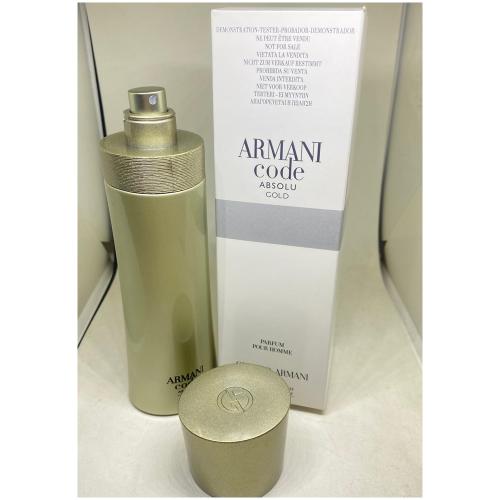 ARMANİ Code Absolu Gold Parfum 110 ml Erkek Tester Parfüm ARMANİ Code Absolu Gold Parfum 110 ml Erkek Tester Parfüm