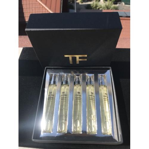 TOM FORD TOBACCO VANİLLE ÇANTA SETİ ( 5 x 7,5 ML ) Extrait Unisex Decant Parfüm TOM FORD TOBACCO VANİLLE ÇANTA SETİ ( 5 x 7,5 ML ) Extrait Unisex Decant Parfüm