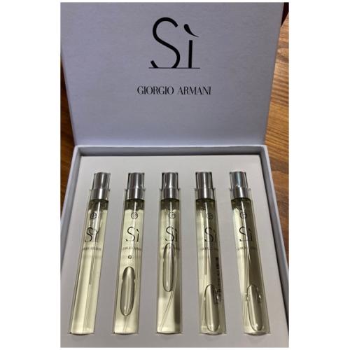 GİORGİO ARMANİ Sİ EDP ÇANTA SETİ  ( 5 x 7,5 ML ) Edp Bayan Decant Canta boy Parfüm