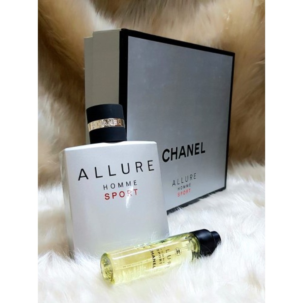 Chanel Allure Homme sport SET 100 ml edt Erkek parfüm & 1x20 ml
