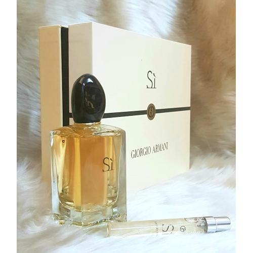 Armani Si Edp SET 100 ml Bayan parfüm & 1 x 20 ml Decant çanta boy parfüm Armani Si Edp SET 100 ml Bayan parfüm & 1 x 20 ml Decant çanta boy parfüm