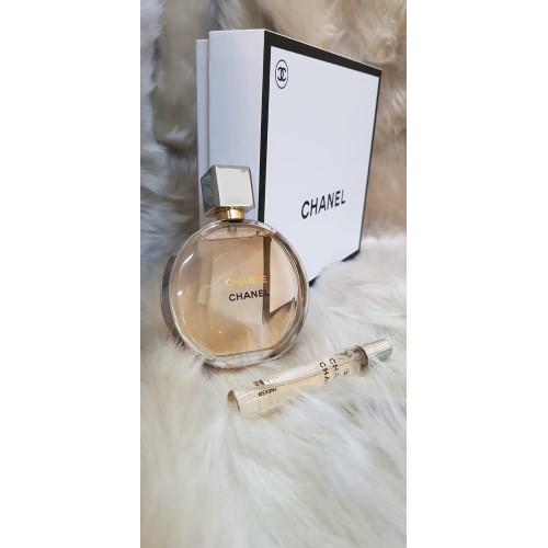 Chanel Chance SET 100 ml Edp Bayan parfüm & 1x20 ml Decant çanta boy parfüm Chanel Chance SET 100 ml Edp Bayan parfüm & 1x20 ml Decant çanta boy parfüm