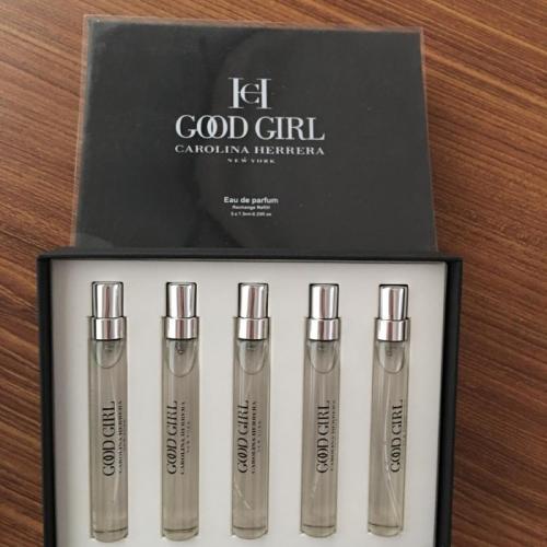 CAROLİNA HERRERA GOOD GİRL ÇANTA SETİ ( 5x 7,5 )ml Decant Çanta boyu parfüm