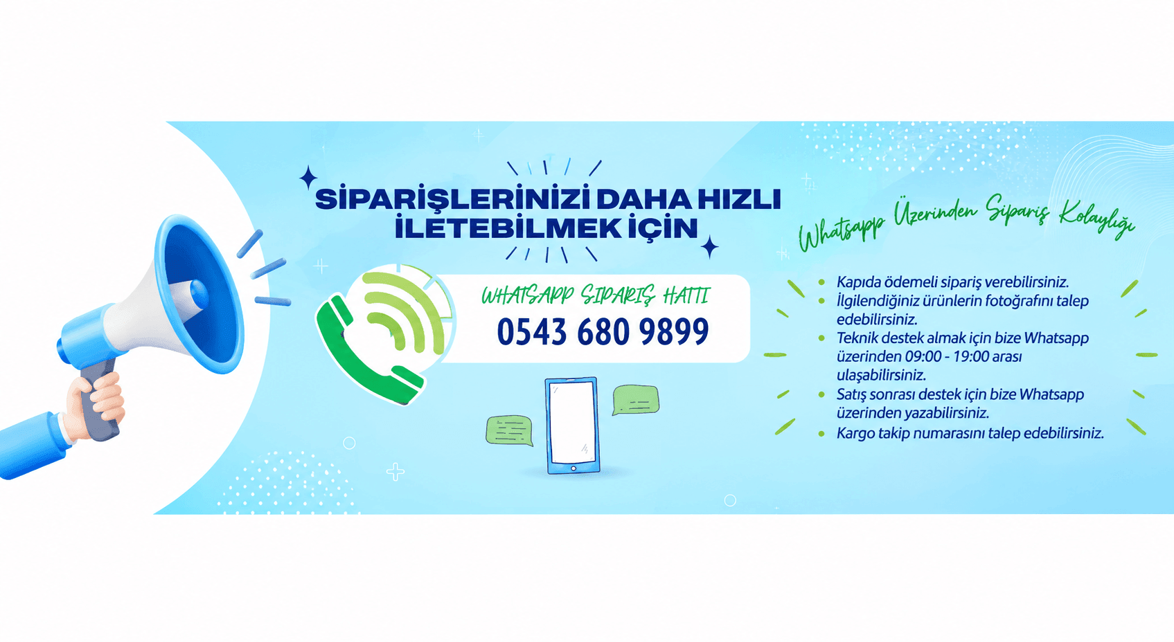 Whatsapp Sipariş Hattı
